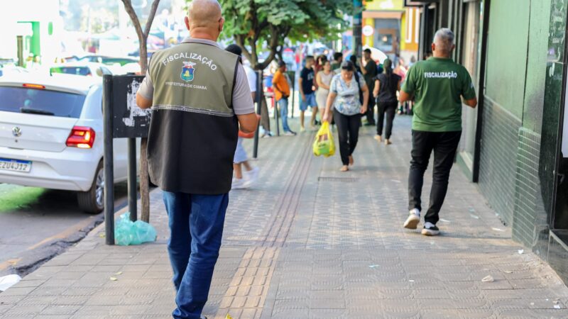 Prefeitura de Cuiabá orienta ambulantes e alerta para apreensão de mercadorias
