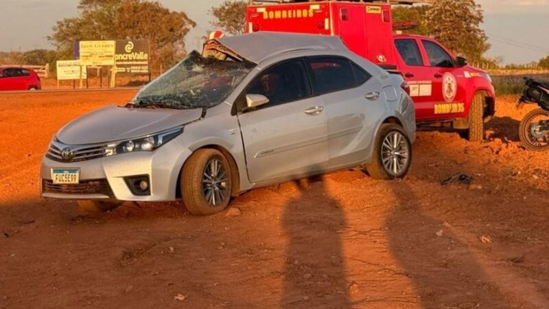 Funcionários da JBS morrem após carro tombar e bater de frente com carreta na BR-174