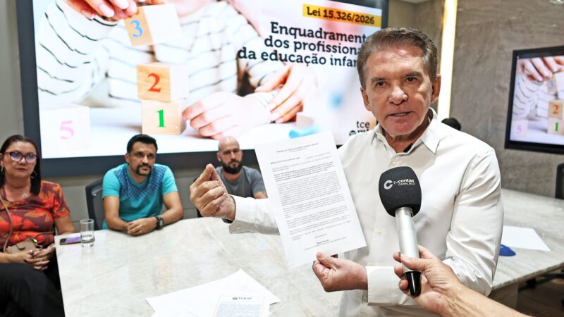 Presidente do TCE anuncia ponto de controle para garantir piso da educação infantil