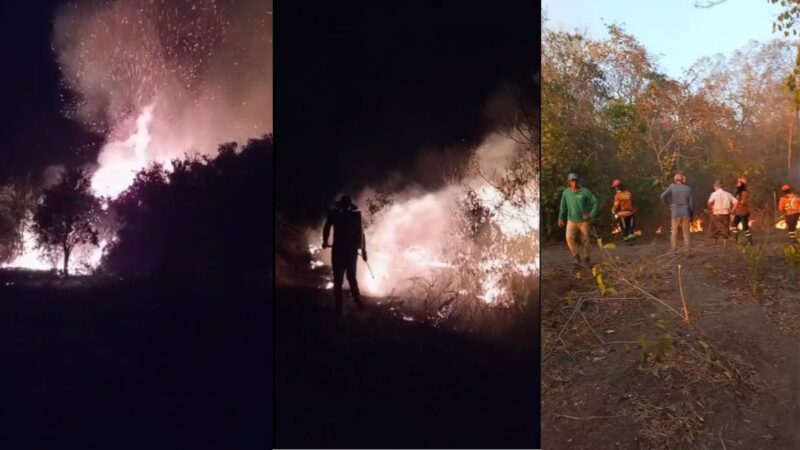 Fogo avança em Jangada e atinge 20% de propriedade rural