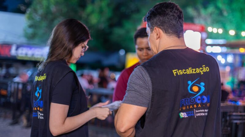 Procon realiza operação sobre campanha a favor das mulheres em bares e restaurantes de Cuiabá