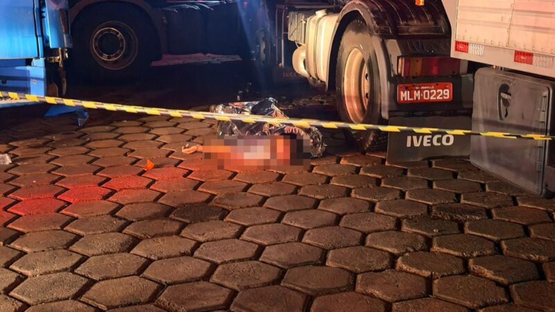 Caminhoneiro tenta frear carreta e acaba morrendo prensado em posto de Várzea Grande