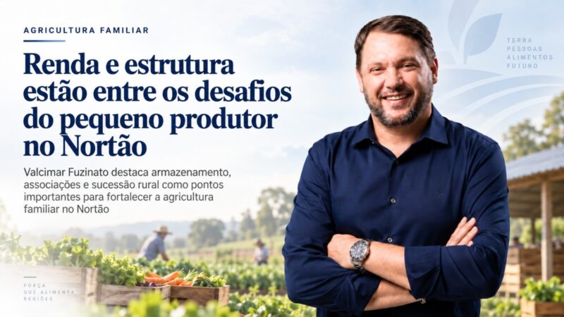 Renda e estrutura estão entre os desafios do pequeno produtor no Nortão