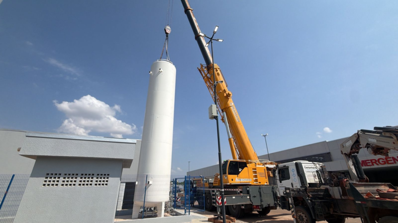 Novo Hospital Estadual do Alto Tapajós finaliza instalação de gases medicinais