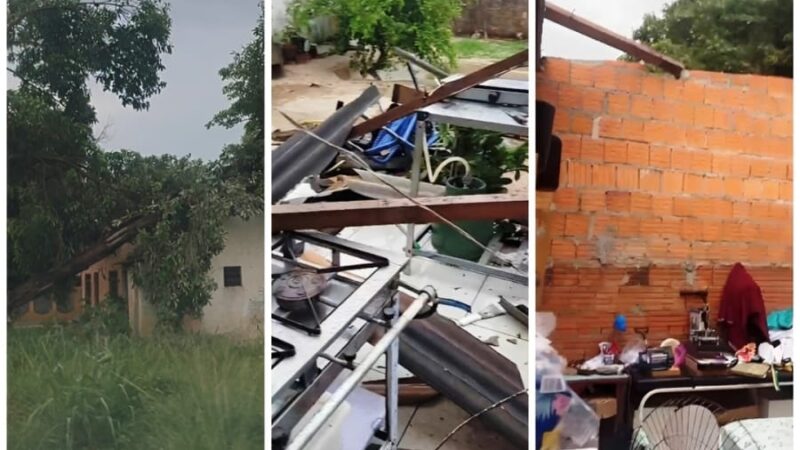 Rosário Oeste decreta situação de emergência após danos causados por chuva e vendaval