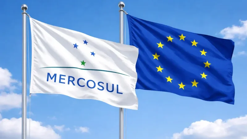 Acordo Mercosul-UE eleva exportações brasileiras em 21%