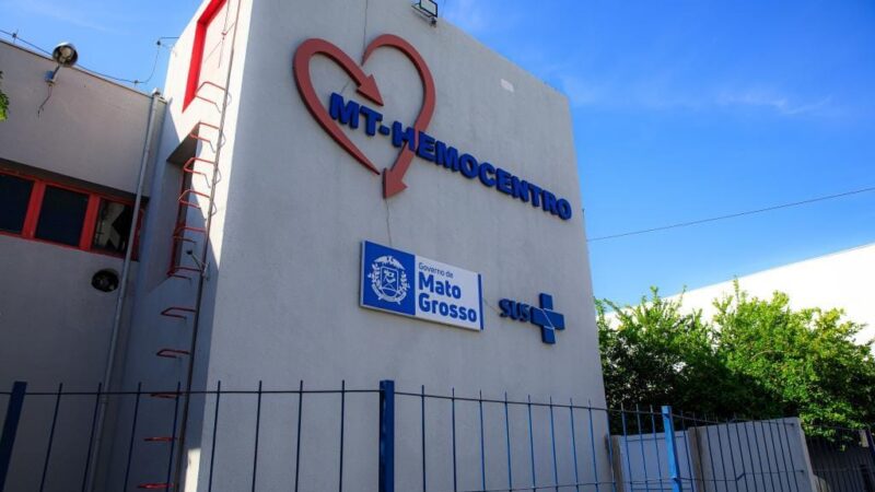 Com estoque baixo, MT Hemocentro convoca doadores de sangue do tipo O-